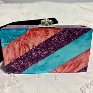 Edie Parker Acrylic evening clutch